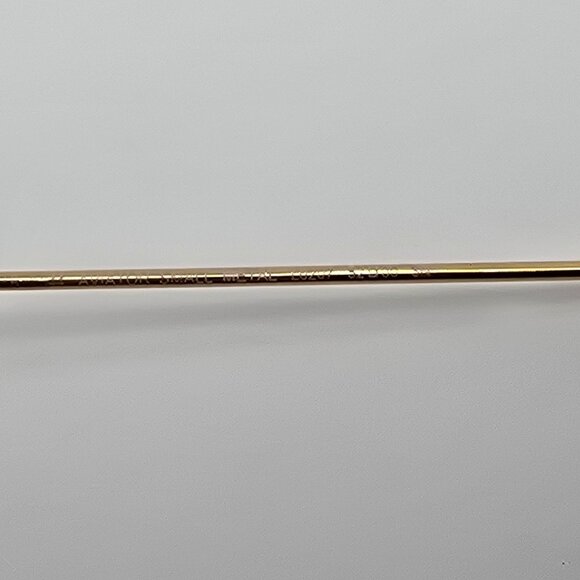 *SOLD* Ray-Ban RB3044 L0207 Gold Frame G-15 Lens Aviator Extra Small Sunglasses - Picture 7 of 15